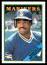 1988 Topps Harold Reynolds #485 Seattle Mariners MLB Baseball 