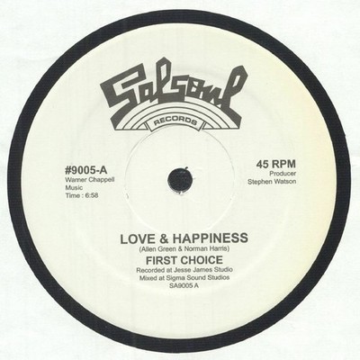 FIRST CHOICE - Love & Happiness - Vinyl (12'')