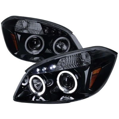Fits 05-10 CHEVROLET COBALT Projector Headlight With Smoked Lens