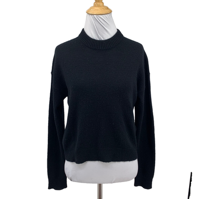 ALLUDE アリュード ウールニットセーター 483-10230003 ブラック S Allude Sweater Womens XS Extra Small Black Wool Cashmere Blend