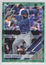 2019 Panini Donruss Optic Green Cracked Ice Prizm 5/7 Amed Rosario #155 1u4