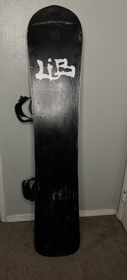 Lib Tech Skunk Ape II 162 cm Freestyle Snowboard w/ L Bindings Black/Blue