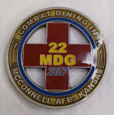 22 MDG  McConnell AFB, Kansas Challenge Coin 2007
