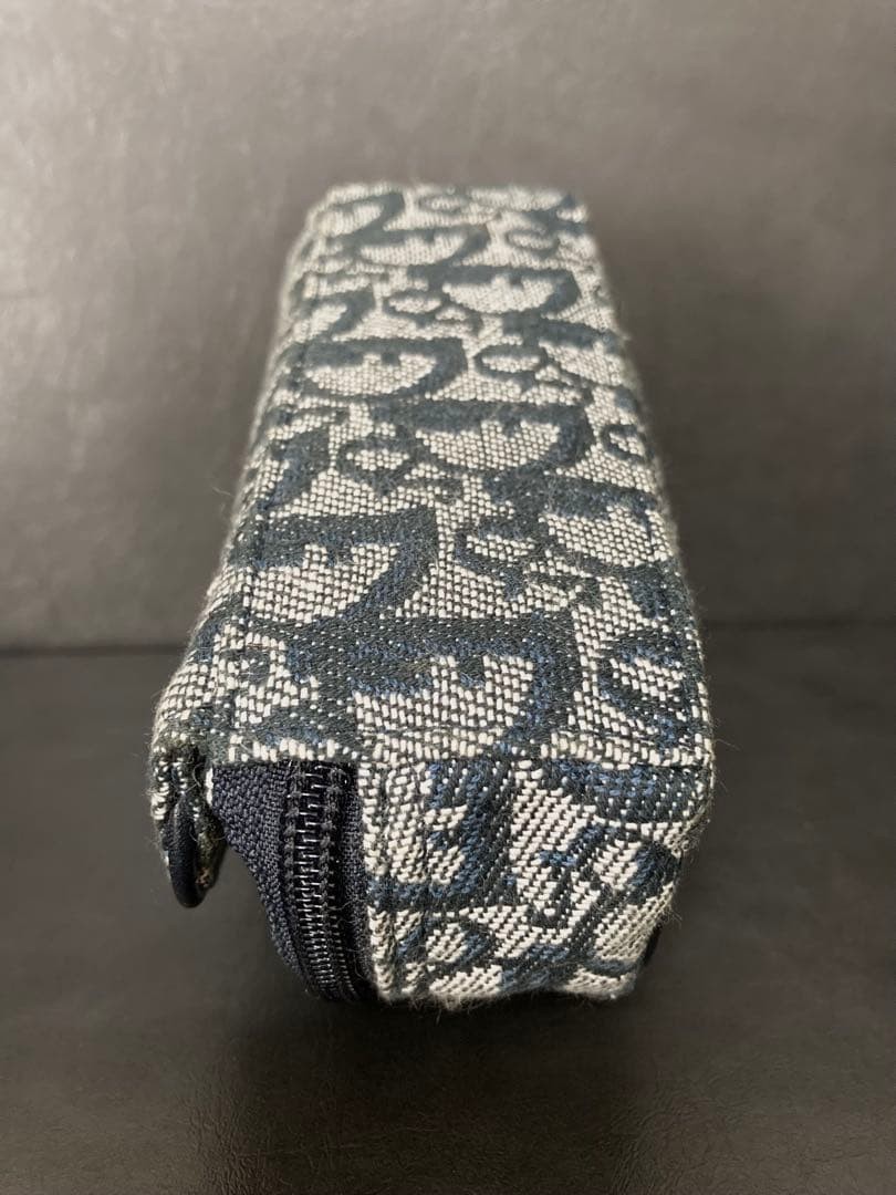 Christian Dior Saddle Pouch Navy Women's Pre-owned From Japan image 4