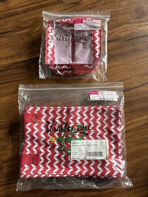 Thirty-One (1) Twice As Nice Tote & (1) Littles Carryall In Chevron Dash