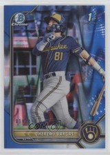 2022 Bowman Chrome Prospects Blue RayWave Refractor 19/150 Jheremy Vargas 4a7