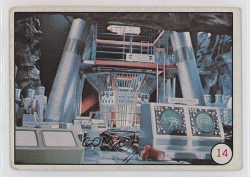 1966 Topps Batman Bat Laffs #14 Batcave — Raw