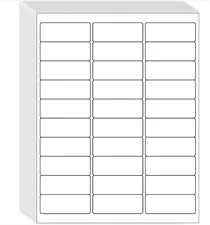 1" X 2-5/8" Shipping Address Labels 15000 Label Stickers Paper for Laser/Inkjet