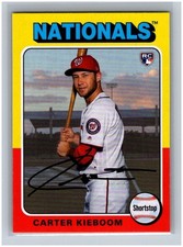 2019 Topps Archives Carter Kieboom RC #140 Rookie Card MLB Baseball 1975 Retro. rookie card picture
