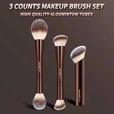   Facial Makeup Brushes Set Double Head Powder Blush Foundation Brushes Ski
