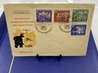 1952 Germany DDR FDC Semi-Postal, Reconstruction stamp set, special cancels.