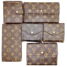 Louis Vuitton Wallet Long Wallet 6 set Brown Monogram 1751085