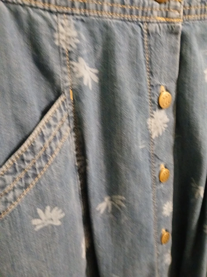 Monsoon Denim  Skirt.  Size M, 10 -12, New No Tags - Image 4 of 4