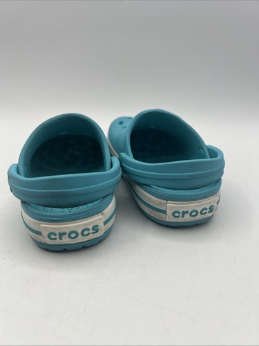 Crocs Kids Iconic Comfort Sandals Size C 8 Clogs Blue Unisex Toddler - Picture 6 of 10
