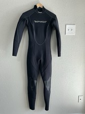 AKONA Quantum Stretch Black 3mm Full Wetsuit Scuba Diving Size 9/10
