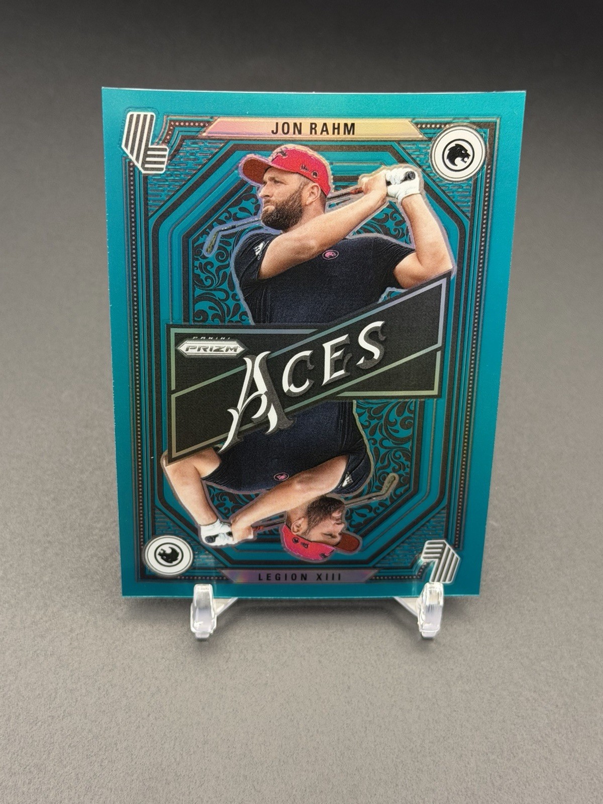Jon Rahm 2025 Panini Prizm LIV #2 Teal Aces /275