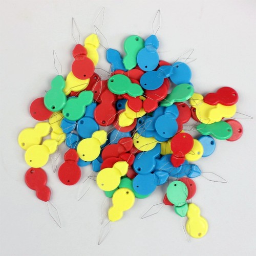 100 Pcs Plastic Needle threaders,Sewing Needles Seedle Threaders,Needle Threa...