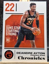 DEANDRE AYTON RC 2018-19 Panini Chronicles #21 ROOKIE CARD Phoenix Suns 