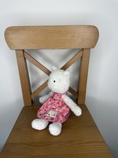 Jellycat Floral Friend Kitten In Dress Vintage Rare Kitty Plush Soft Toy