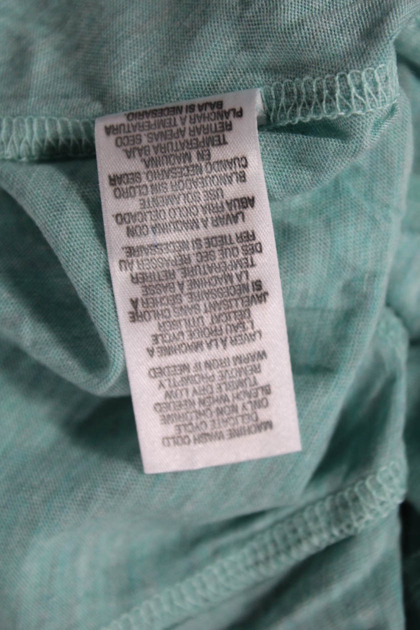 Splendid Womens Light Blue Basic Short Sleeve T-S… - image 5