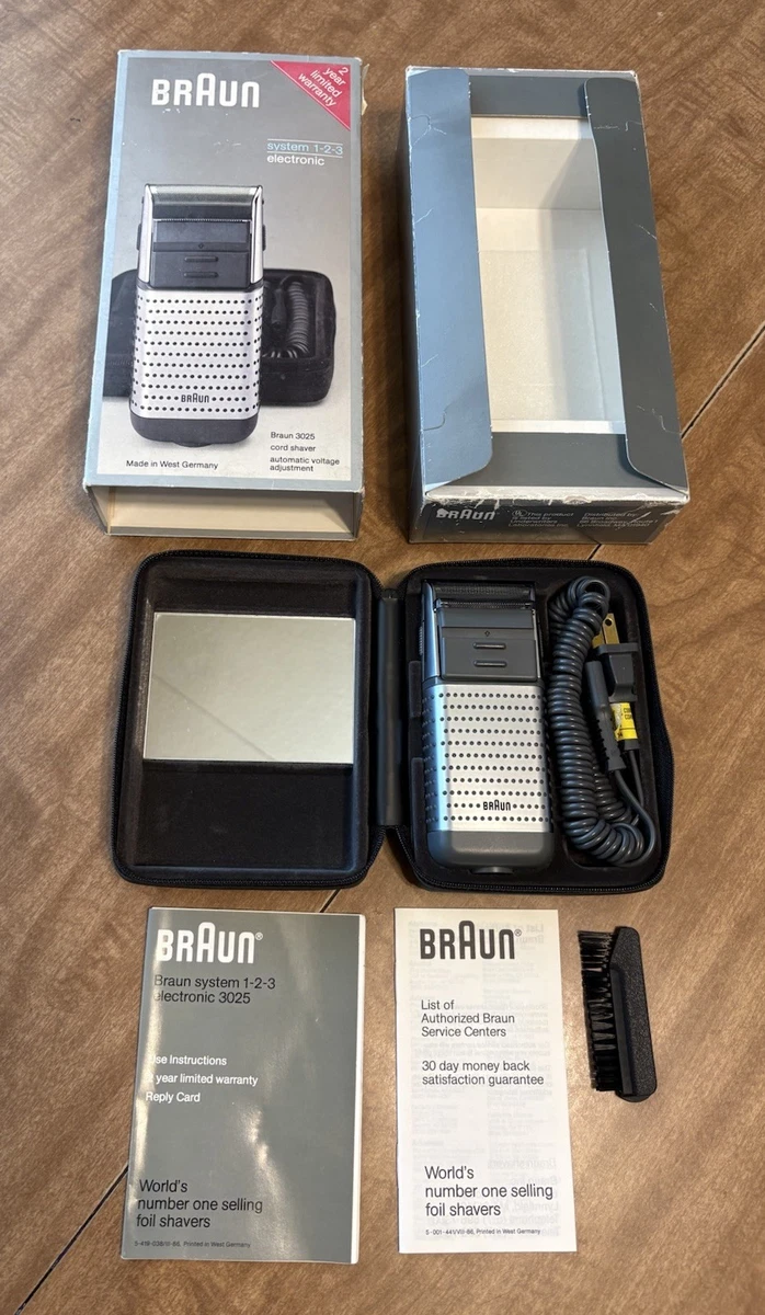 vintage braun shaver products for sale | eBay