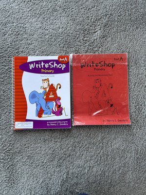Writeshop Primary Book A Teacher Guide & Activity Set, Like New