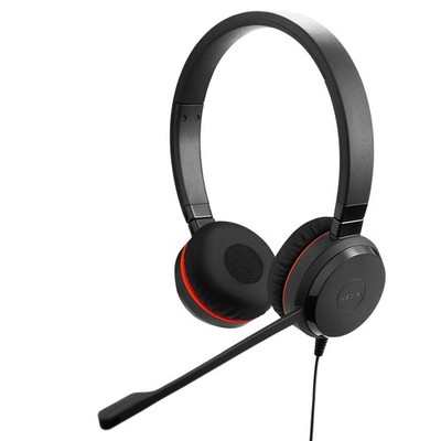 Jabra Evolve 30 II, Unified Communications Certified Stereo Corded Headset with 