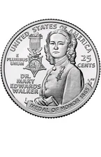 2024 D Mary Edwards Walker Am Women Quarter.  Uncirculated From US Mint roll.