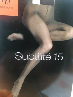 Doré doré collants subtilité 15 Taille 1 coloris sénégal 209 - Photo 1/2