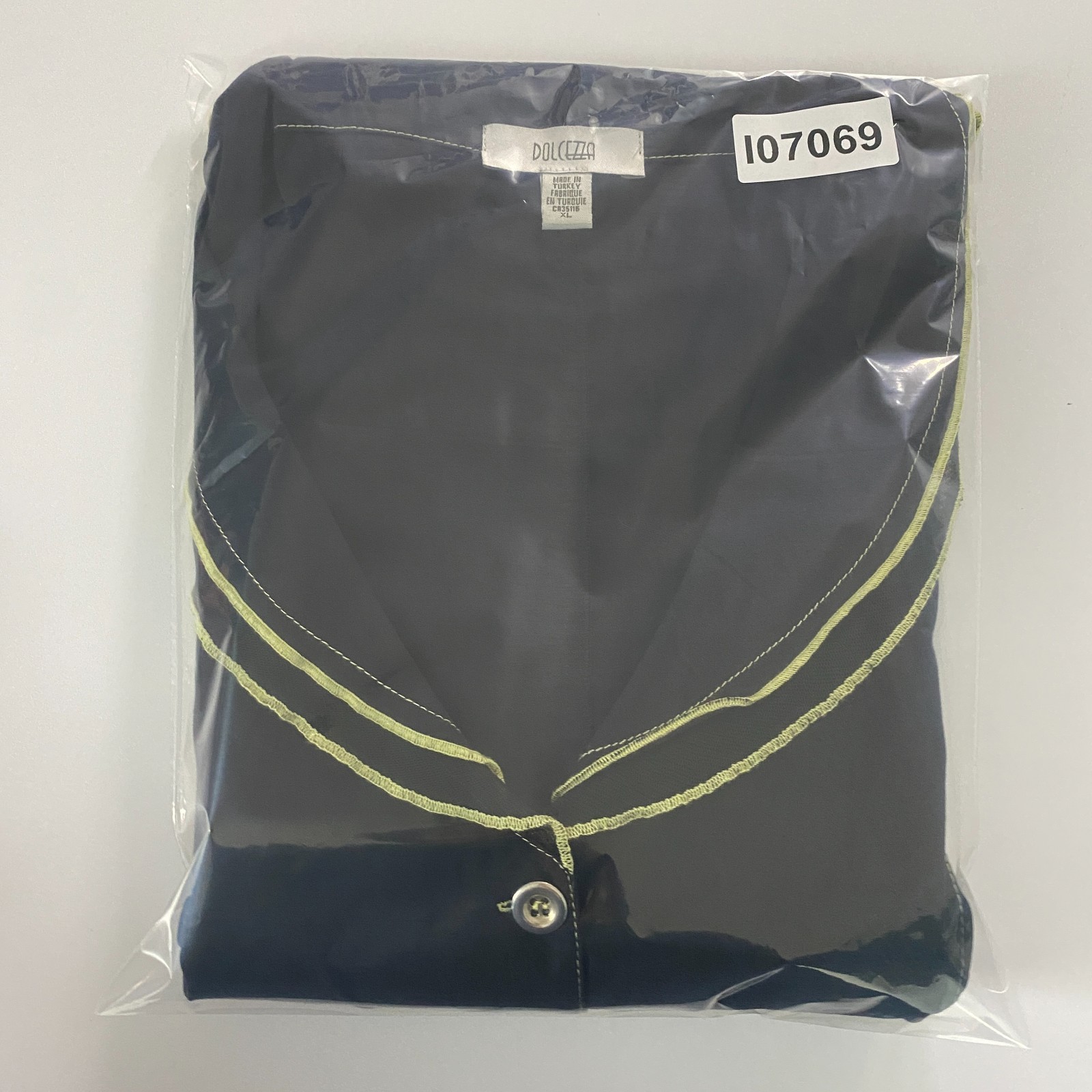 Dolcezza Jacket Size XL Button Front Pockets Blac… - image 10