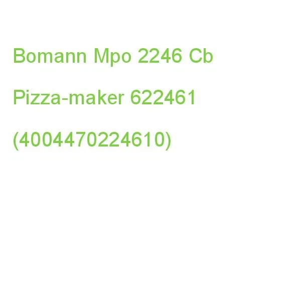 Bomann Mpo 2246 Cb Pizza-maker 622461 (4004470224610) - Bild 2 von 2