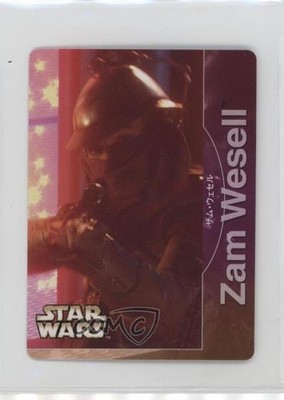 2002 Morinaga Eskimo Ice-Cream Star Wars (Japan) Zam Wesell #24 07yc