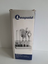Leopold Vienna Barset 5-teilig Edelstahl WIE NEU !!! OVP !!!