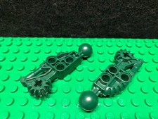 BIONICLE Lego Brand Toa Hordika Arm Lower Section 50921 Dark Green (pair)