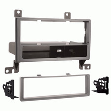 Metra 99-7325S Single Din Silver Dash Kit For 07-12 Fits Hyundai Santa Fe Pocket