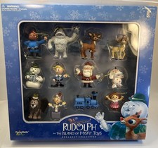 Vintage Rudolph Island of Misfit Toys Ornament Collection 12 Pc Set 2001 NOS