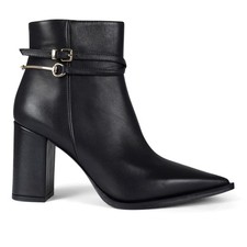 Albano 2912-NERO tronchetto con tacco donna AI26