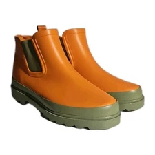 Midwest Gloves & Gear Waterproof Slip-On Women Size 7 Rubber Rain Boots