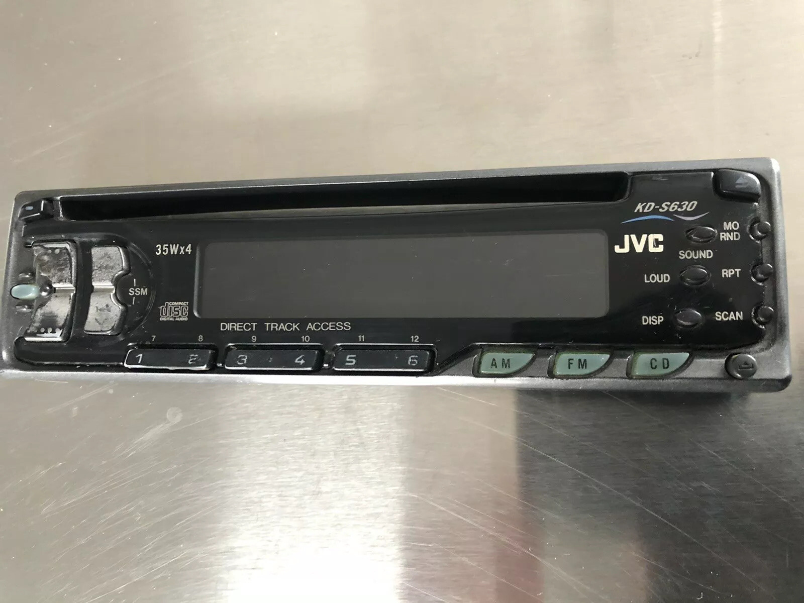 JVC KDS630 CAR STEREO FACEPLATE ONLY ONLY JVC KDS630 FACEPLATE ONLY