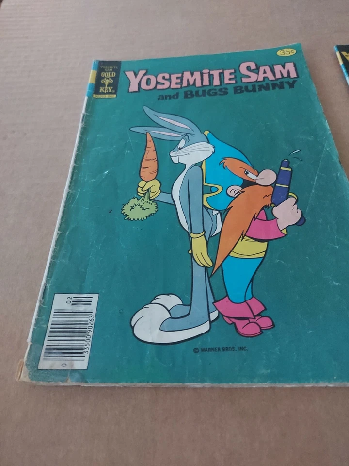 Vintage 1979/1980 Warner Brothers "Yosemite Sam & Daffy Duck" Comic Books Lot/2 - Imagem 2 de 4