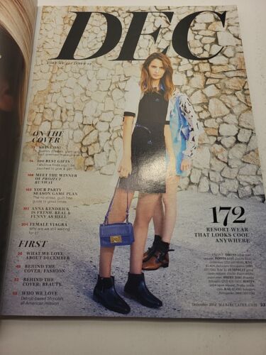 Anna Kendrick On Cover - December 2014 Marie Claire Magazine - Bild 4 von 5