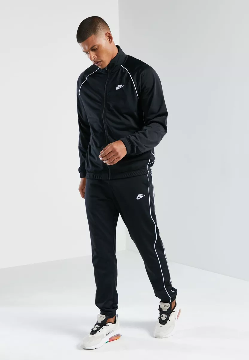 Nike Full Tracksuit Bottoms Zip Top Black Jacket Pants Sportswear | eBay