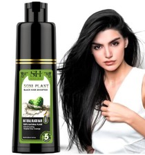 Grey Coverage Hair Dye Shampoo Hair Instant Color Dye Shampoo Plants Essence