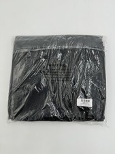 Black Seamless Polyester Rectangular Tablecloth Elegant Decor 90" x 156"