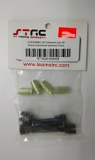 ST Racing STA30366G HD Extended Axle Kit (4pcs w/anodized spacers) Green