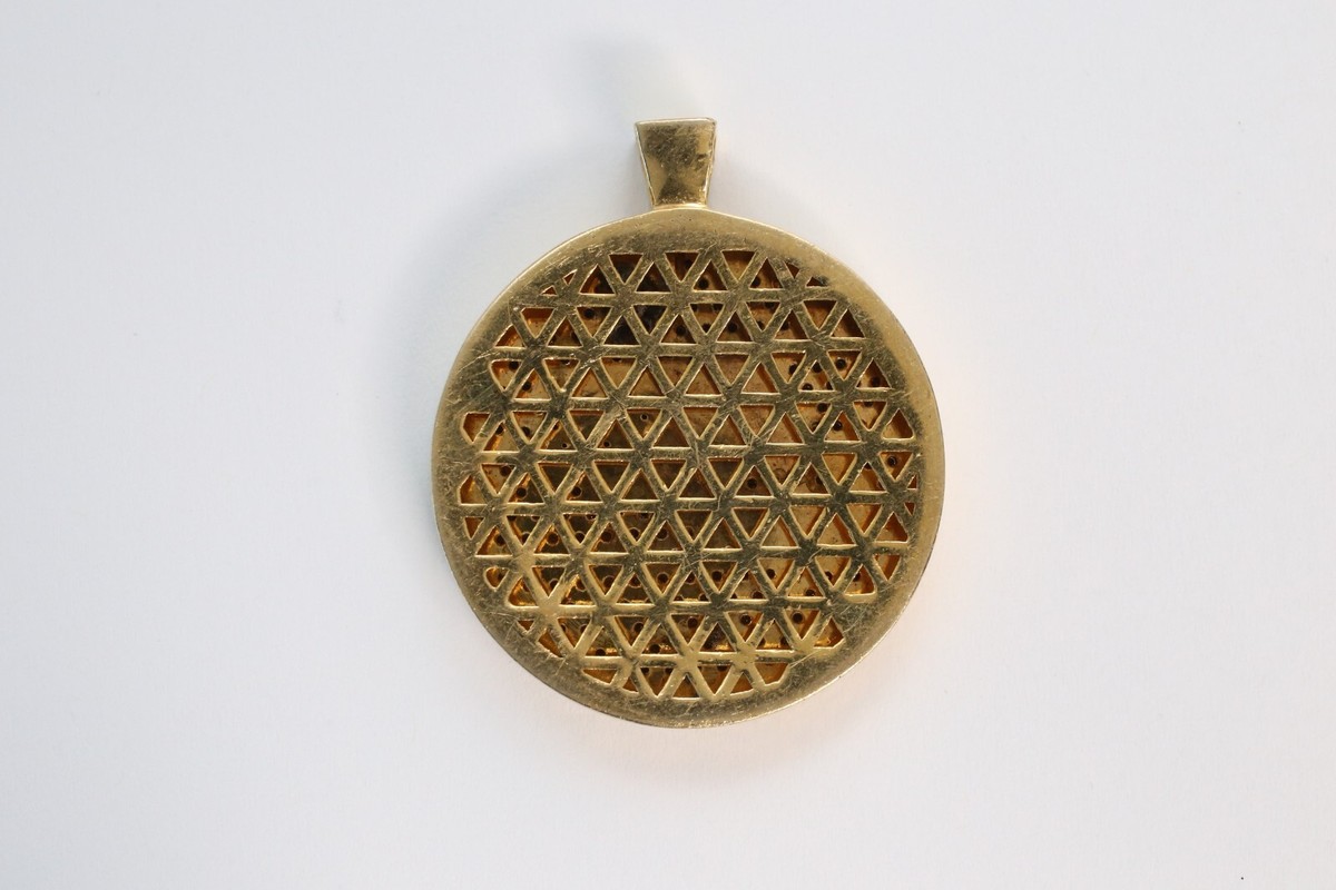 Beautiful 14k Yellow Gold NIKE Pendant with Diamonds, 25.5 g | eBay