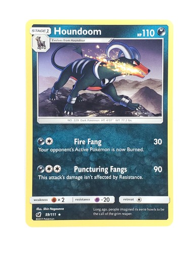Pokemon TCG Card Deino Darkness SM - Crimson Invasion SM04 60/111