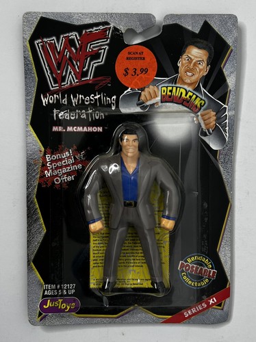 Mr. McMahon Bend-Ems WWF Wrestling 1999 Titan Spor...