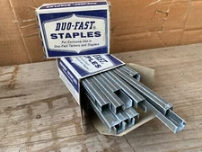 Duo Fast  6612-C 2 Box 10000 Piece 3/8" Staples Paper Tacking Padding Tacker New