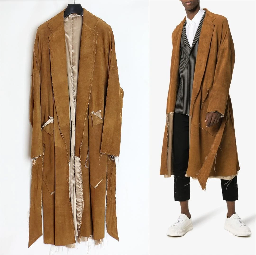 Salvum 18AW new suede overcoat S from Yohji Yamamoto made in Japan